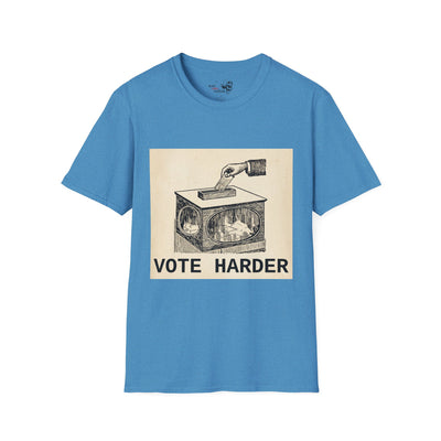 Vote Harder Vintage Ballot Box T-Shirt