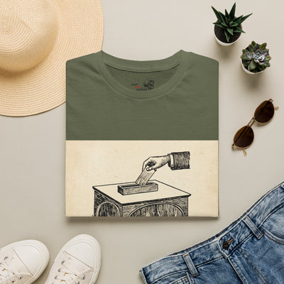 Vote Harder Vintage Ballot Box T-Shirt
