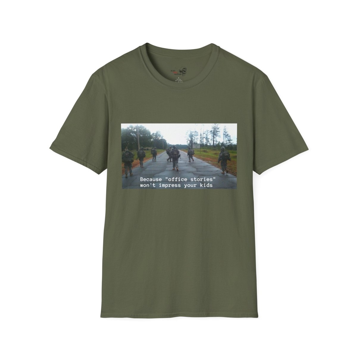 "Office Stories" T-Shirt - Black Label Precision